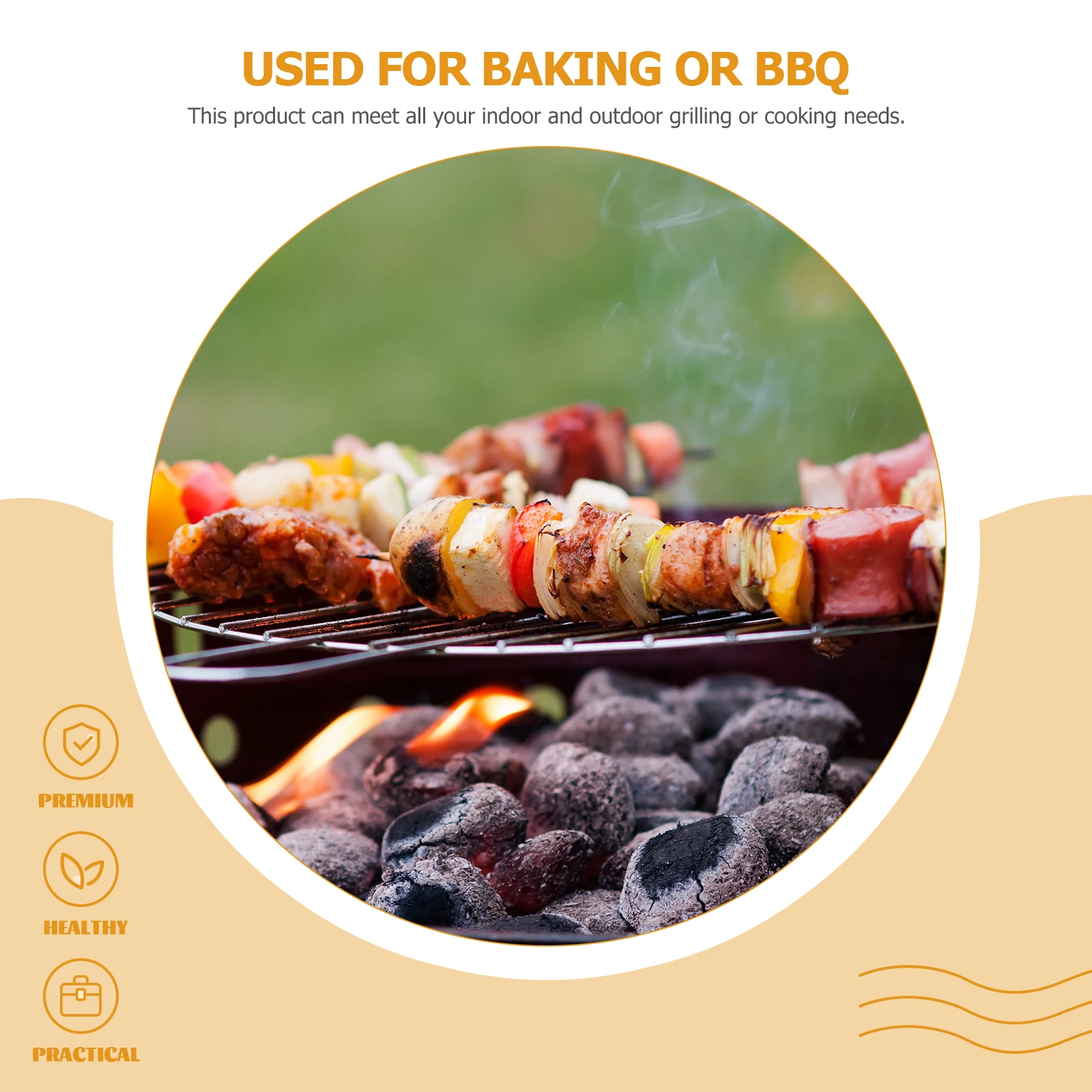 

Stainless Steel Barbecue Oil Brush Silicone Oil Brush for Grilling Durable Heat Resistant Kitchen Tool 304 Material