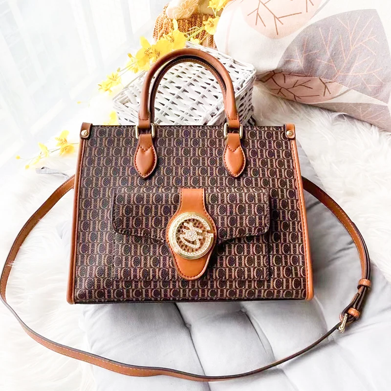 حقيبة CH Crossbody النسائية مائة العلامة التجارية الأنيقة تصميم حروف بسيطة حقيبة نسائية مع التسوق