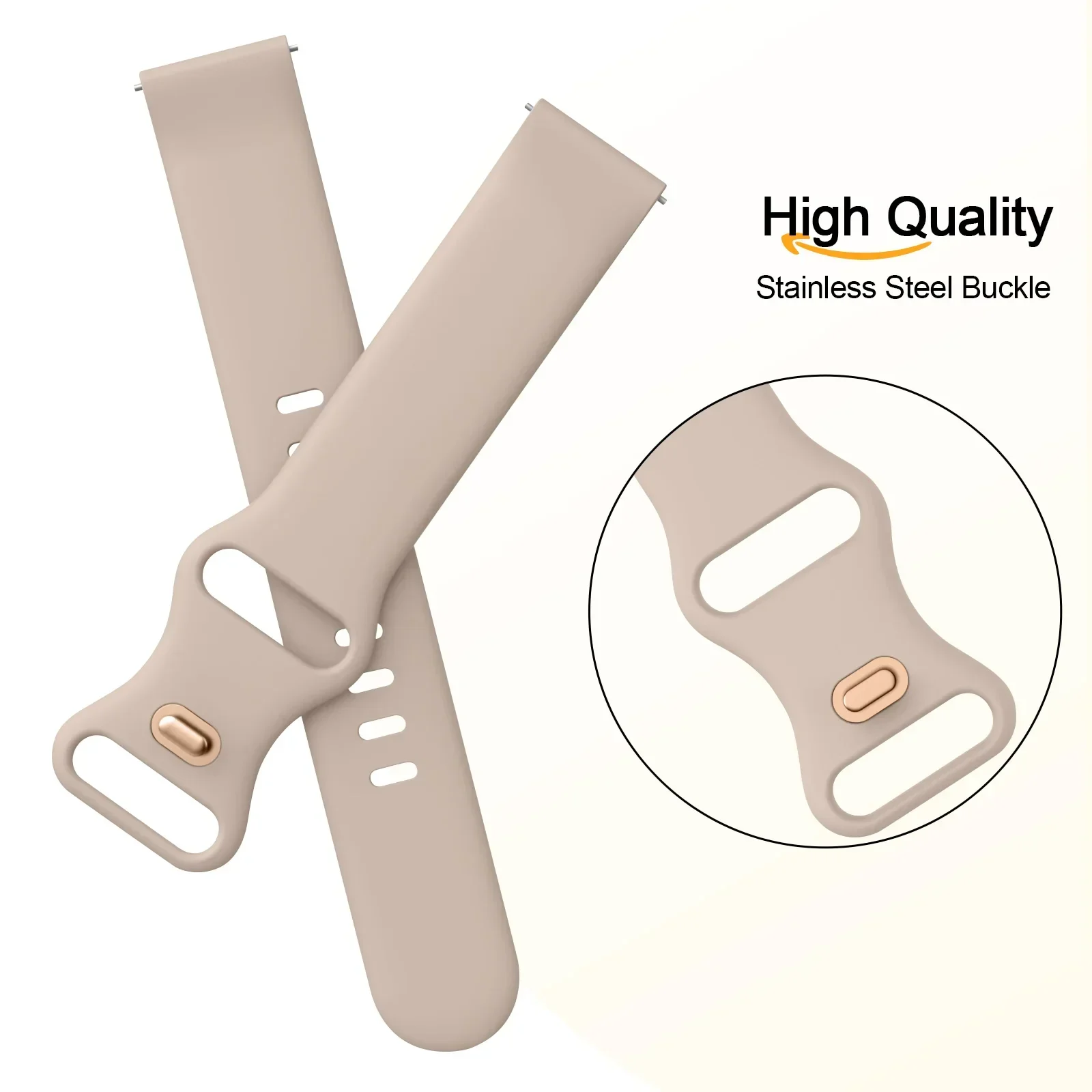 20mm Silicone Band For Amazfit GTS 2 3 2e/GTS 2 4 mini Strap For Amazfit Bip U Pro/Bip 3/Bip S lite/Bip 3 Pro Wristband Correa