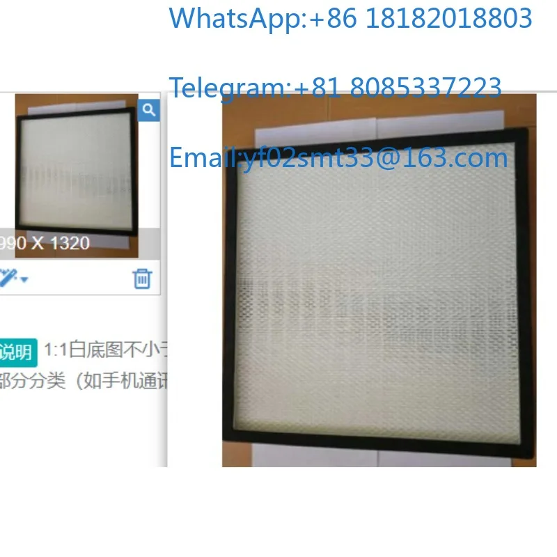 Square Air Filter Cartridge 450×450×50 Size Cleaning Machine Dust Filtration Element ,forWorkshop Industrial Cleaning Equipment