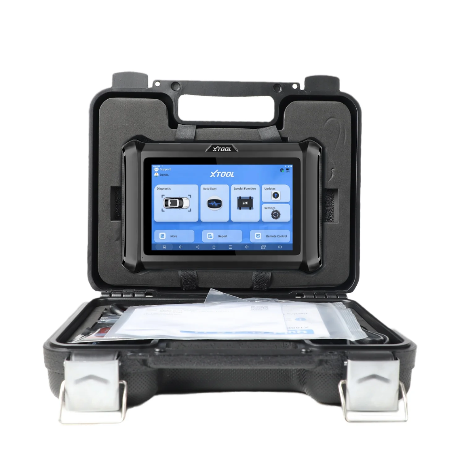 XTOOL D7W Wireless Code Reader Key Machine OBDii Bidirectional Automotive Diagnostic Scanner 7-inch Touch Screen 39+ Scan Tools