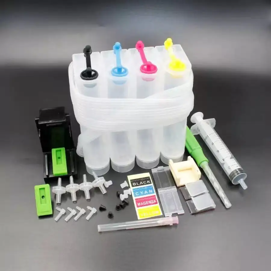 Universal 4Color Continuous Ink Supply System With Accessaries Parts Ink Tank For Use In HP Canon Brother Epson All Printer CISS
