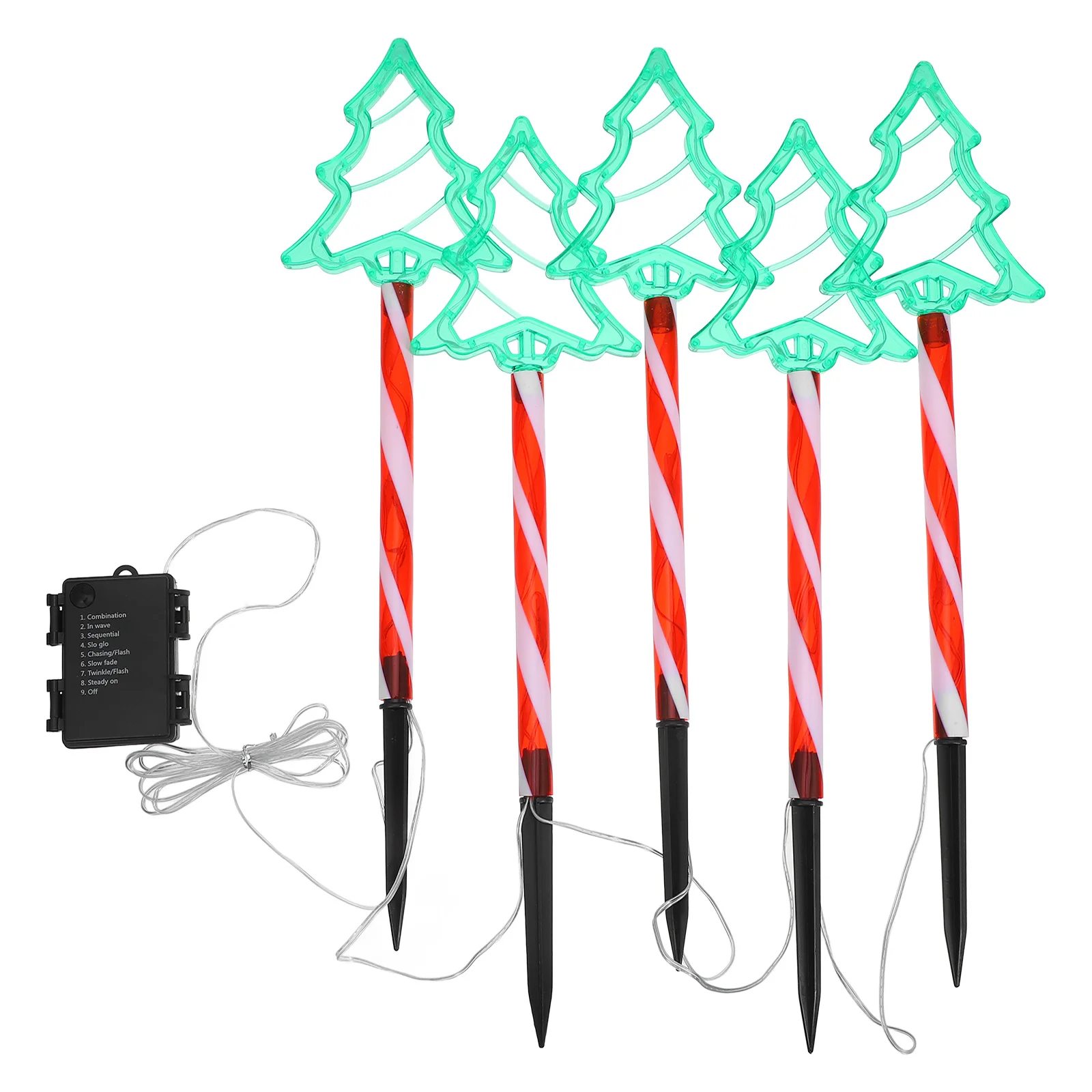 1 مجموعة عيد الميلاد حديقة حصة أضواء LED في الهواء الطلق مسار مصباح مقاوم للماء تضيء حصة لساحة حديقة عيد الميلاد الديكور مجموعة