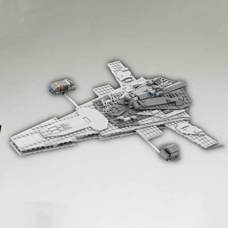 

548 шт. MOC Victory 2 Frigate Star Battle, строительные блоки, решение проблемы, творчество, подросток, рождественская игрушка для взрослых, подарок