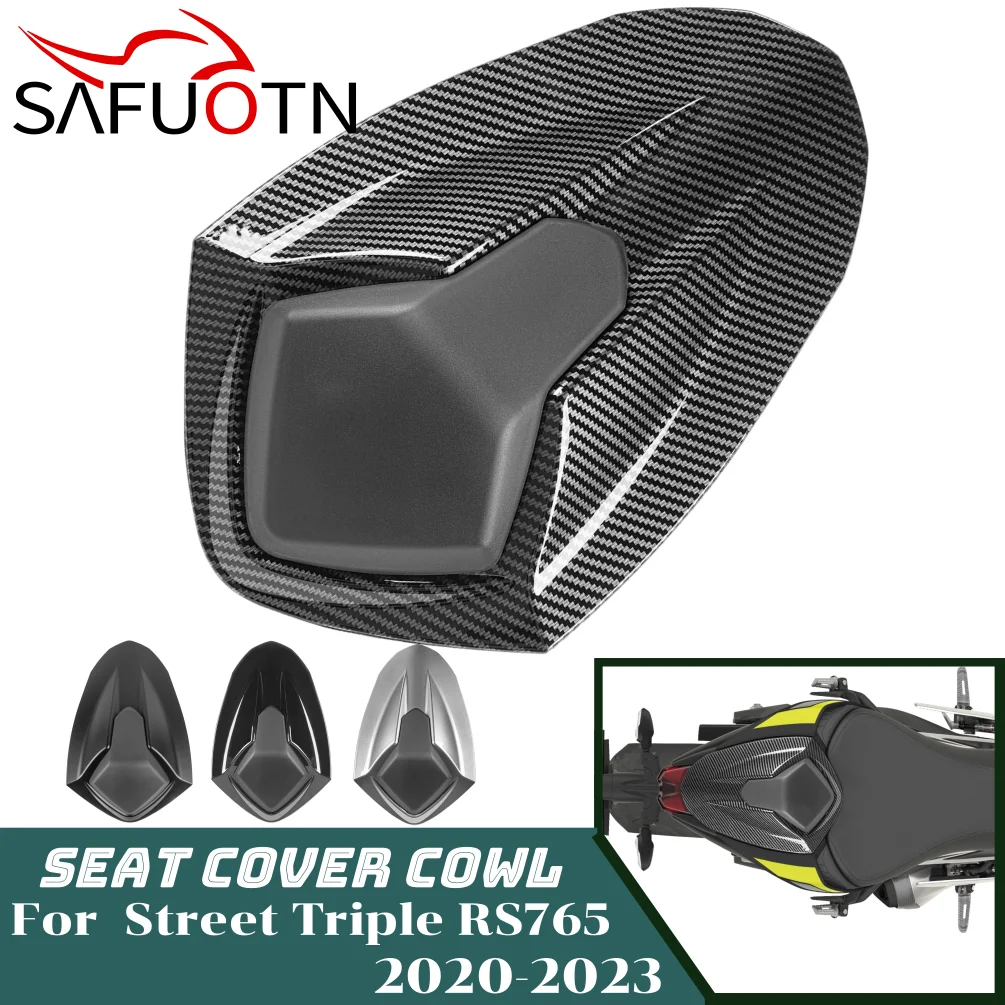 

for Triumph Street Triple RS 765 2020 2021 2022 2023 RS765 Rear Passenger Pillion Seat Cover Fairing Cowl Motorcycle AccessorieS