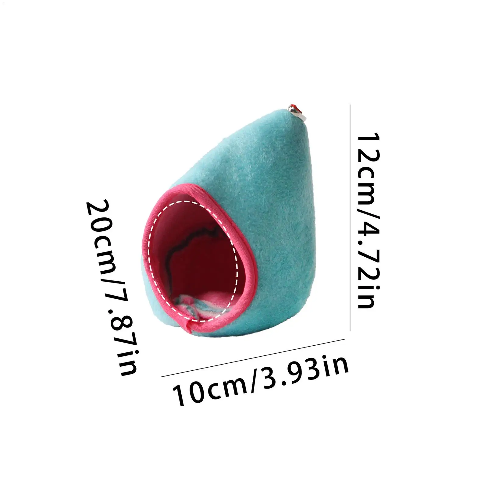 Small Animal Hammock Hangable Mice Cage Decoration Hamster Squirrel Bed for Enrichment Relaxing Sleeping Indoor Outdoor Tiny Pet view 6