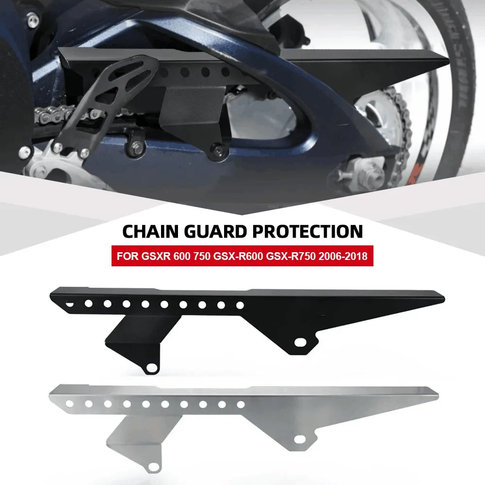 

For SUZUKI GSXR 600 750 GSX-R600 GSX-R750 2006-2018 K6 K7 K8 K9 K10 Motorcycle Chain Wheel Chain Cover Gear Cover Protection