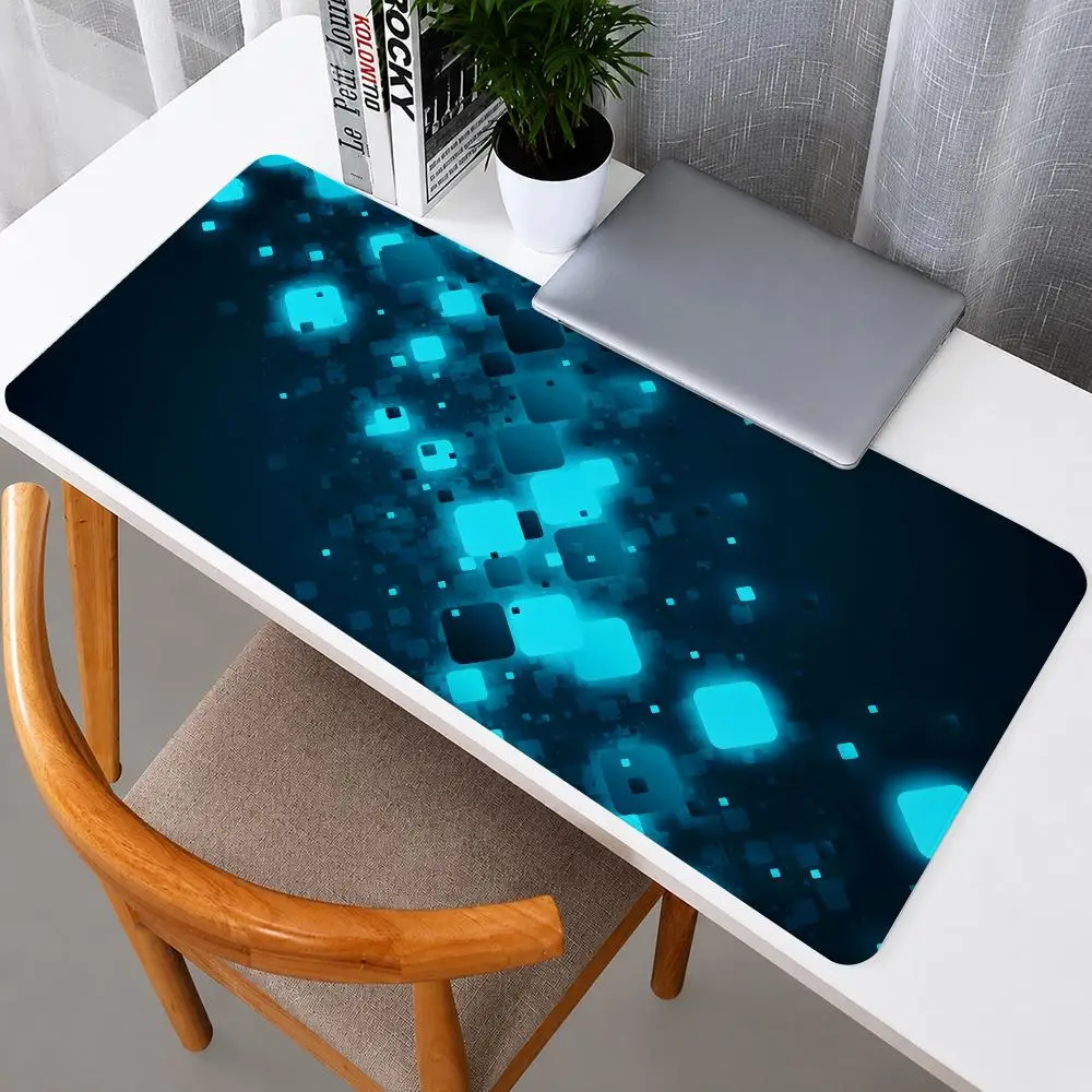 Minimalist Abstract Geometry Mouse Pad Large PC Mouse Pad Rubber Base Gaming Desk Mat For Keyboard Gamers Office Accessories