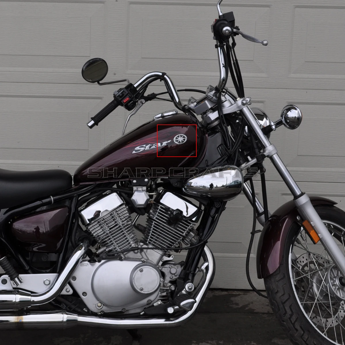 Para yamaha v-star xvs 400 650 1100 1300 royal star v-max 1200 1700 3d motocicletas decalques tanque de gás combustível emblema emblema abs adesivos