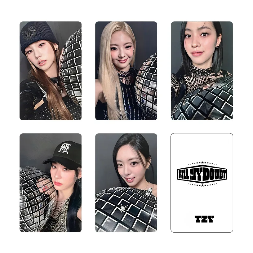 5pcs ITZY Album KILL MY order photocard LIA YUNA Two-sides Printing carte speciali CHAERYEONG RYUJIN LOMO Cards Fans Collection