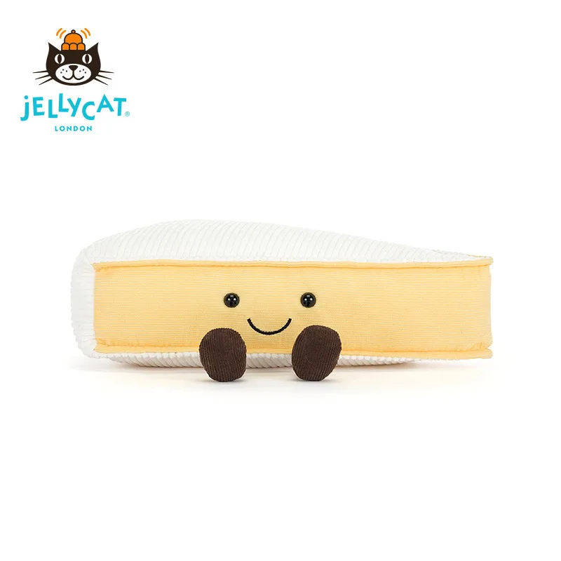 

Оригинальная плюшевая игрушка Jellycat Amuseables Brie из Великобритании: супермягкая, милая, креативная, в виде еды, подарок для гурманов