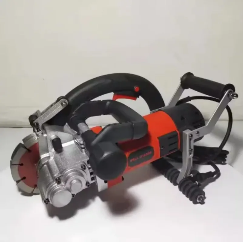 Electric Wall Slotting Machine Dust-Free Hydropower Installation Automatic Concrete Cutting Machine