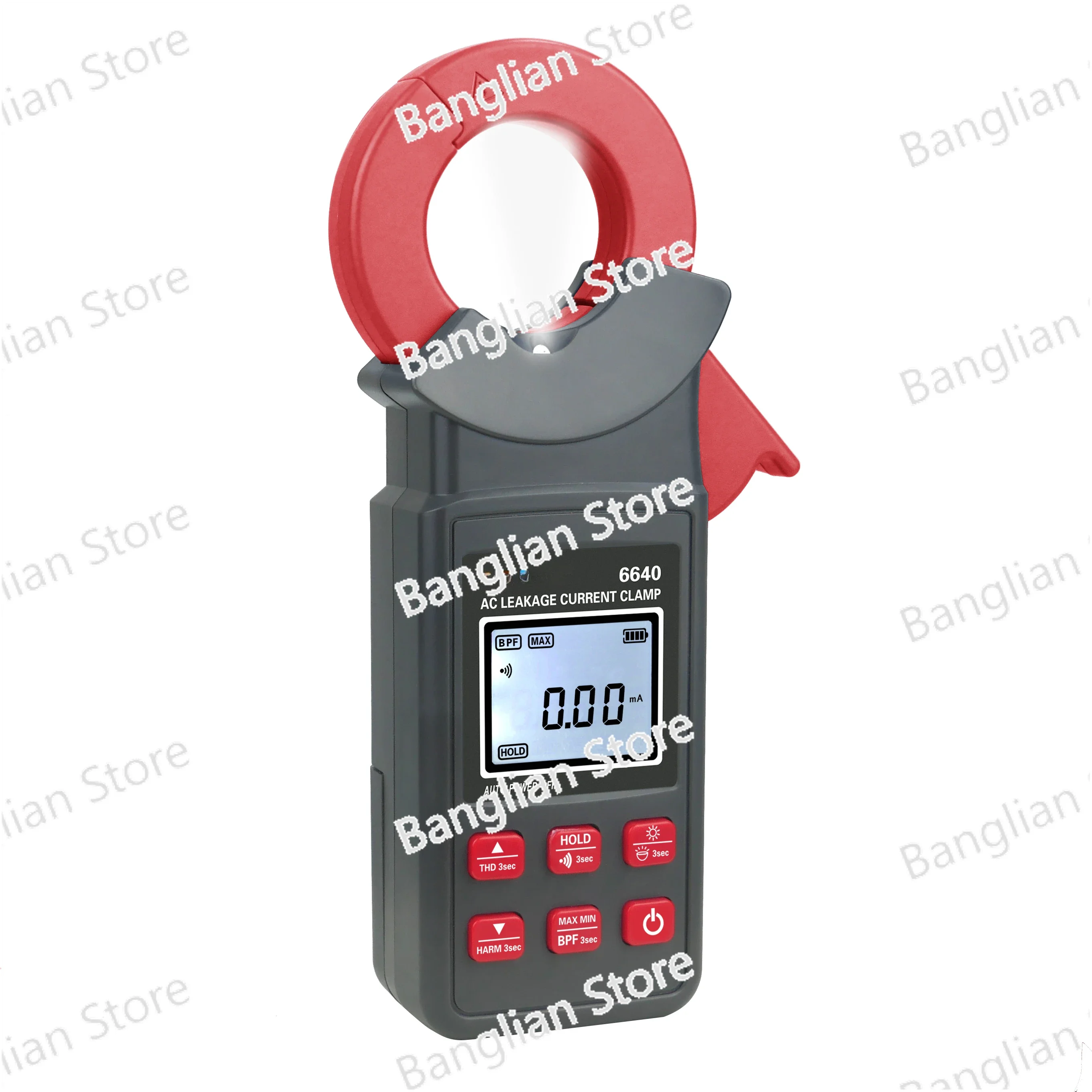 Bluetooth Current Leakage Detector Large-caliber Residual Current Meter Harmonic Detection Tester