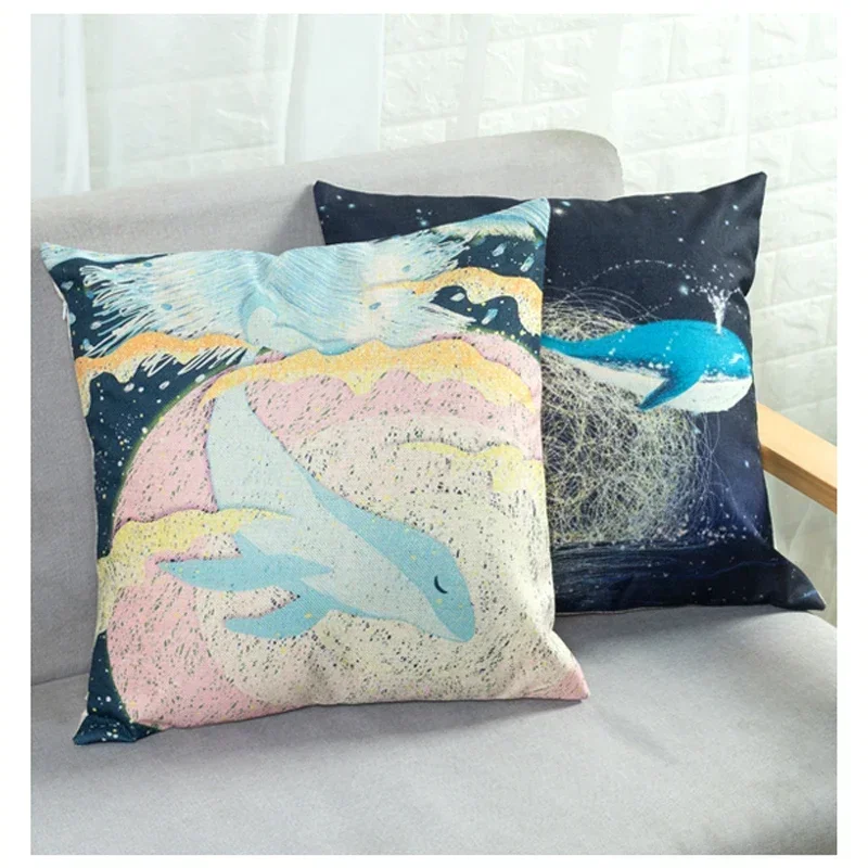 Classic Oil Painting Pillow Cover, Soft & Comfortable, Home Sofa & Living Room Cushion Cover