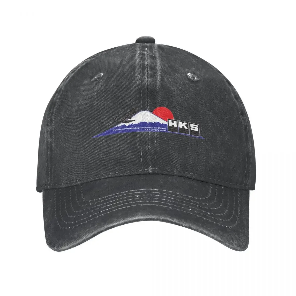 

HKS Fujiyama Baseball Caps Men Women Distressed Denim Snapback Cap Power and Sportser Performance Turbo Running Golf Hats Cap