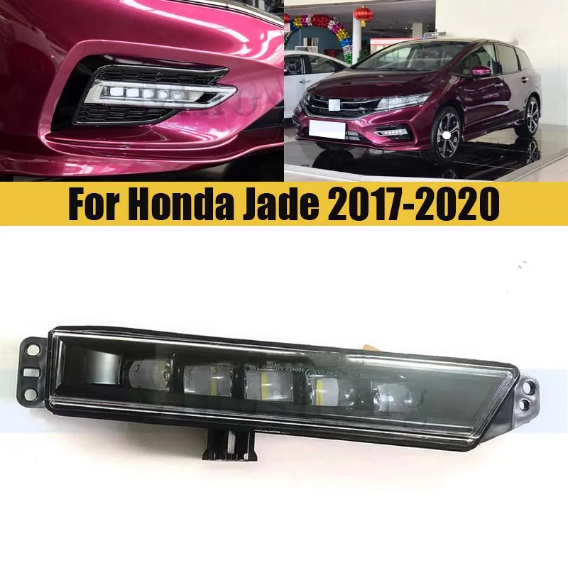 Front Bumper Fog Light For Honda Jade 2017-2020 Fog Lamp Driving Light Lamp Foglight Foglamp