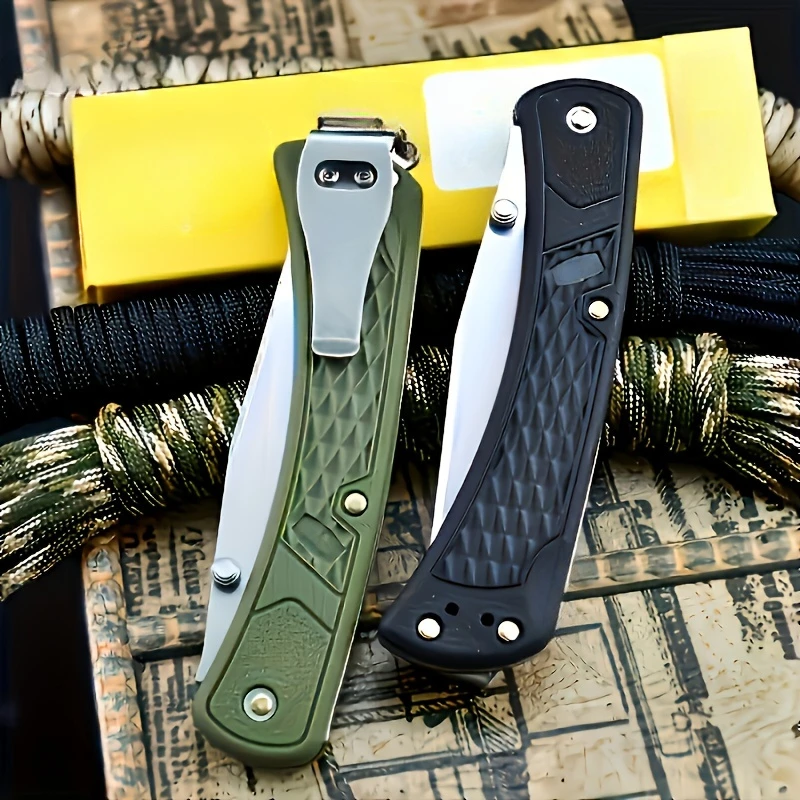 Multi-purpose Knife, 440C Blade Hunting EDC Folding Knife, Camping Barbecue Survival Portable Knife, Sharp Utility Fruit Knife