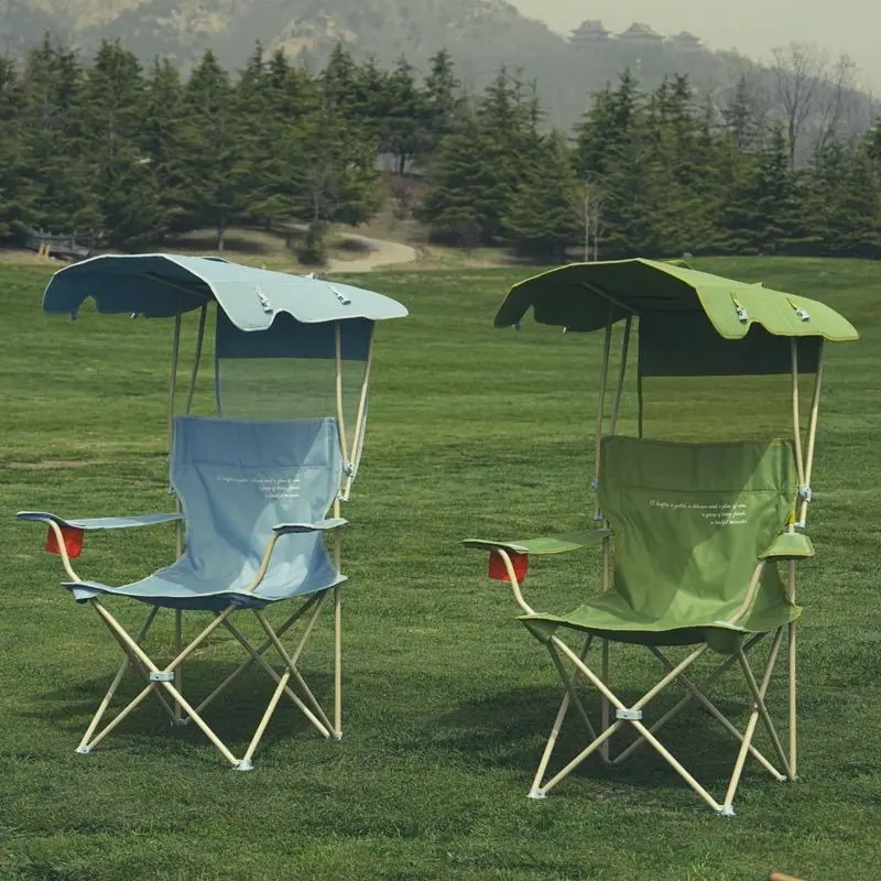 

Folding camping outdoor single fishing leisure chair
