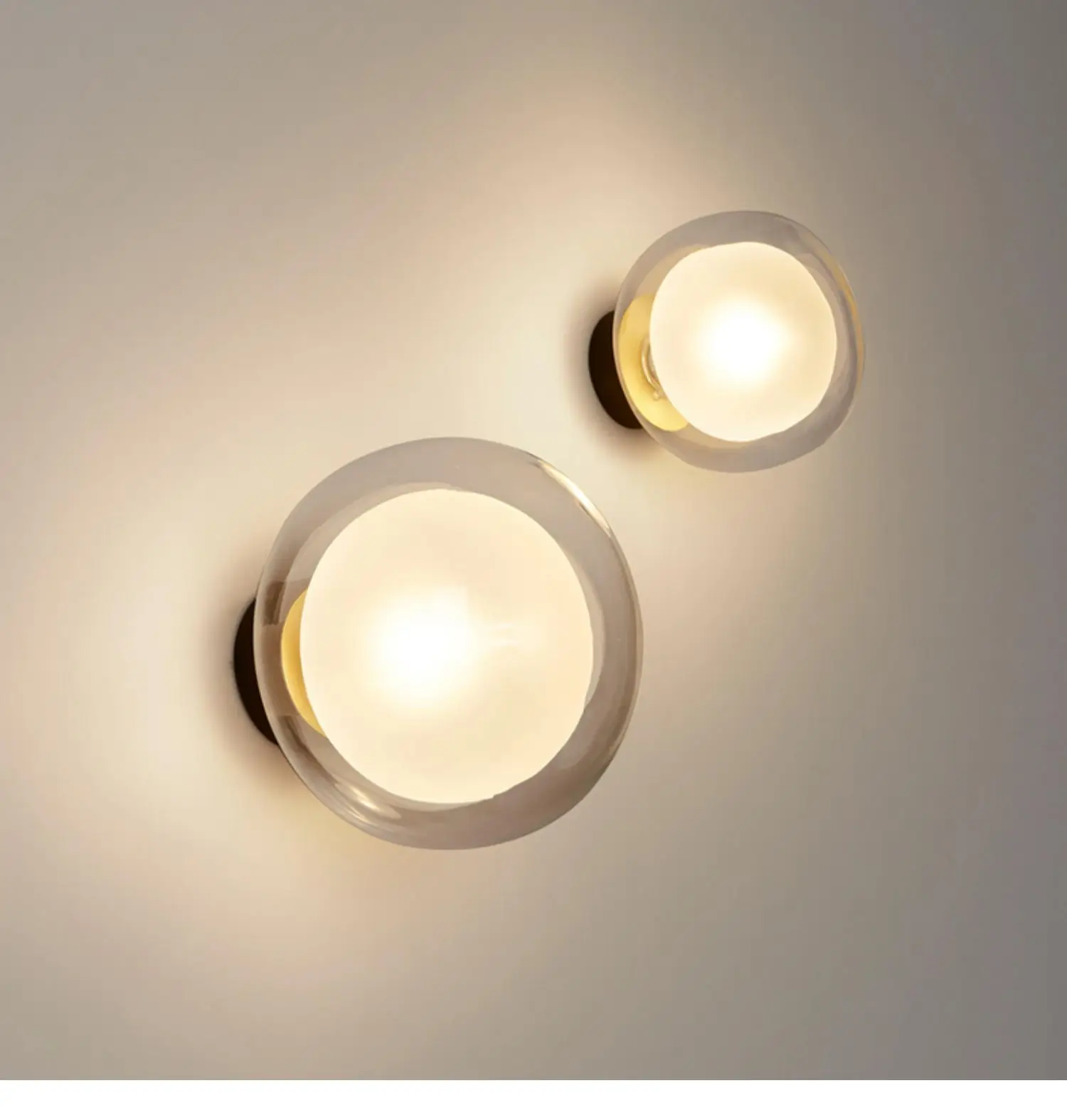 

LED Wall Lamp sconce simple glass Modern ball Wall Light For Living Room Bedroom Corridor Staircase Decorative Lamp kitchen