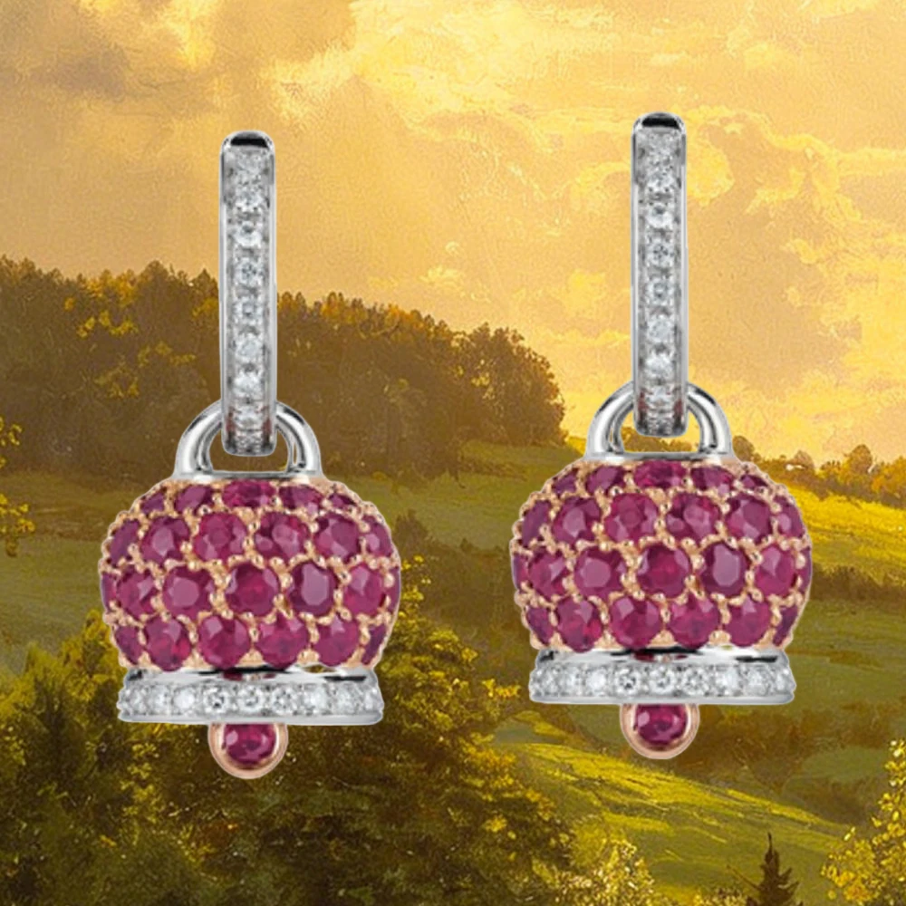 

Роскошные серьги Chanteclers 2026 из серебра 925 пробы с позолотой, изысканные высококачественные женские украшения