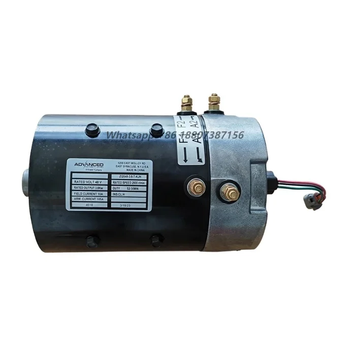 Hot Sale E-Z-GO 48V Drive Motor Accessory EZGO Electric Golf Cart Motor ZQS48-3.8-T for Golf Products