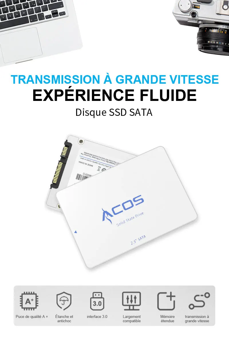 ACOS SSD Hard Disk Drive, Sata3 ssd 120GB 128GB 240GB 256GB 480GB 512GB 1TB Internal Solid State Drive Ssd untuk Desktop PC Laptop