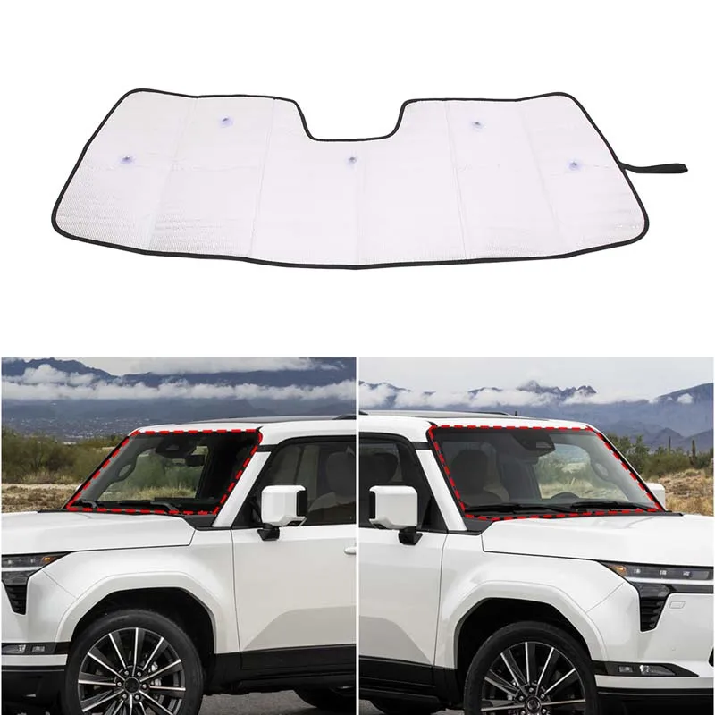 

For Lexus GX 2024 car front glass sunshade/summer UV sunshade reflective sunshade with multiple styles to choose from