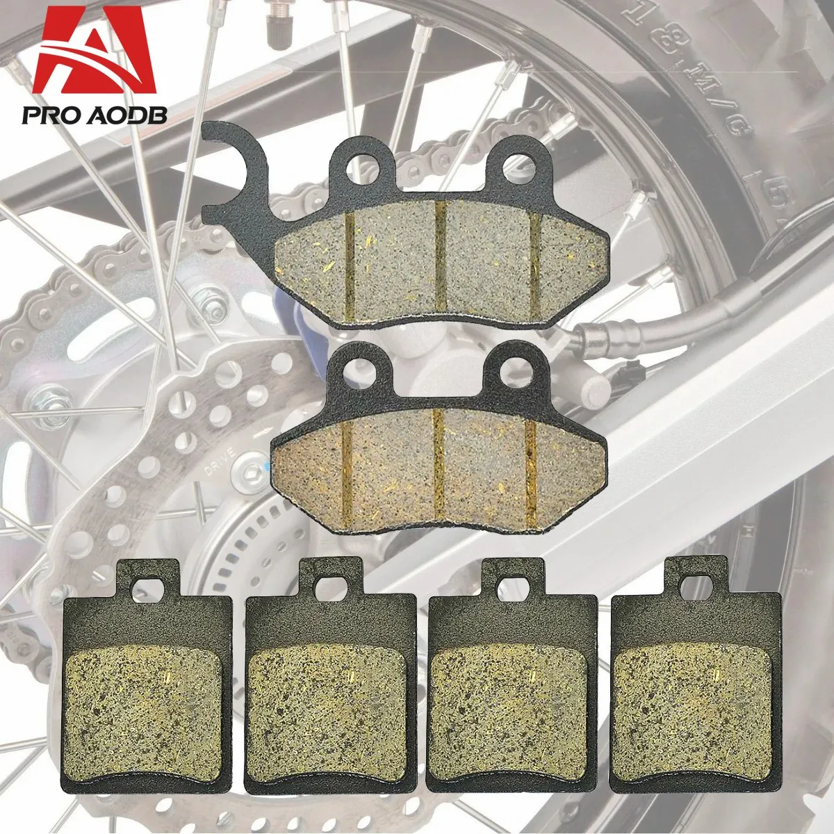 

For SYM Symphony 125 SR ST Allo 150 Jungle 50 Crox Fiddle Attila Orbit Jet City Com 300i Motorcycle Front Brake Pads Disks