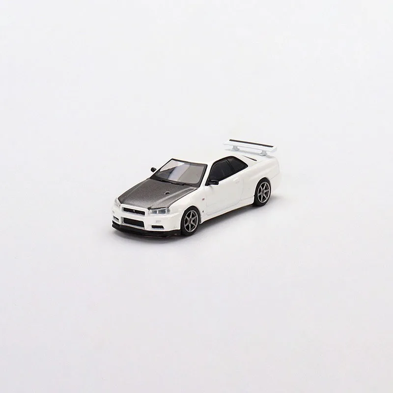 MINI GT 1:64 Scale Nissan Skyline GT-R R34 Alloy Car Model Ornaments