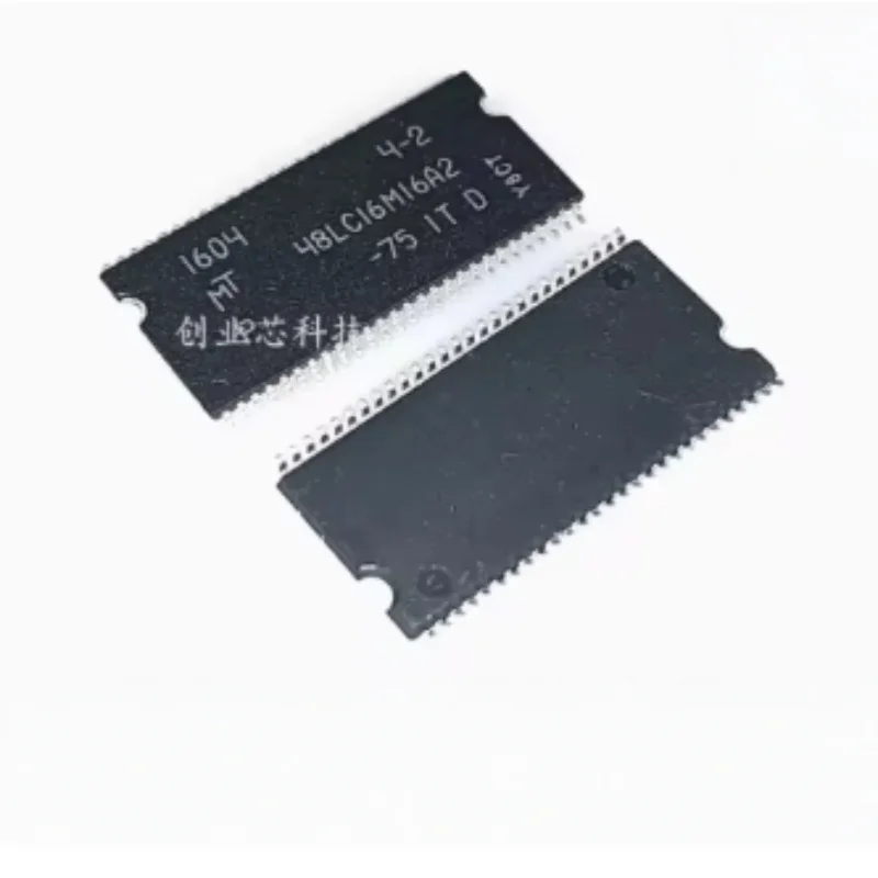 1PCS MT48LC16M16A2P-75IT:D  256Mbit SDRAM TSOP-54 133MHz 3.3V Memory Chip Original