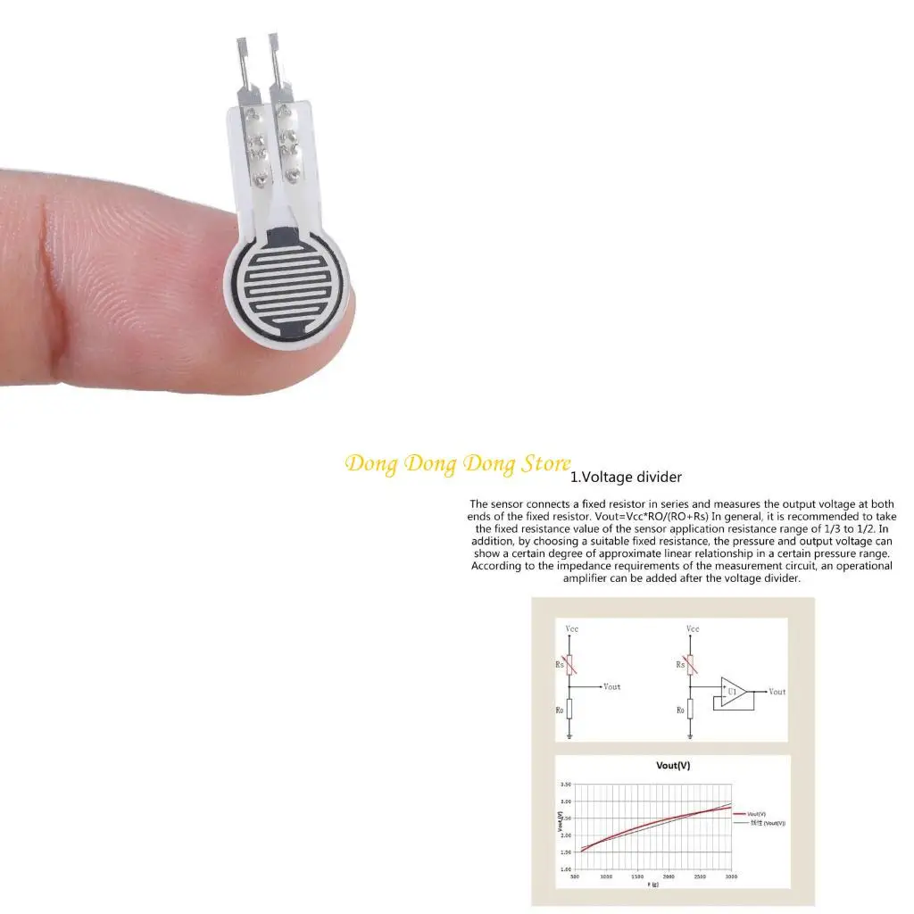

Pressure Resistor for Industrial Thin Film Pressure 20g-2kg Resistor