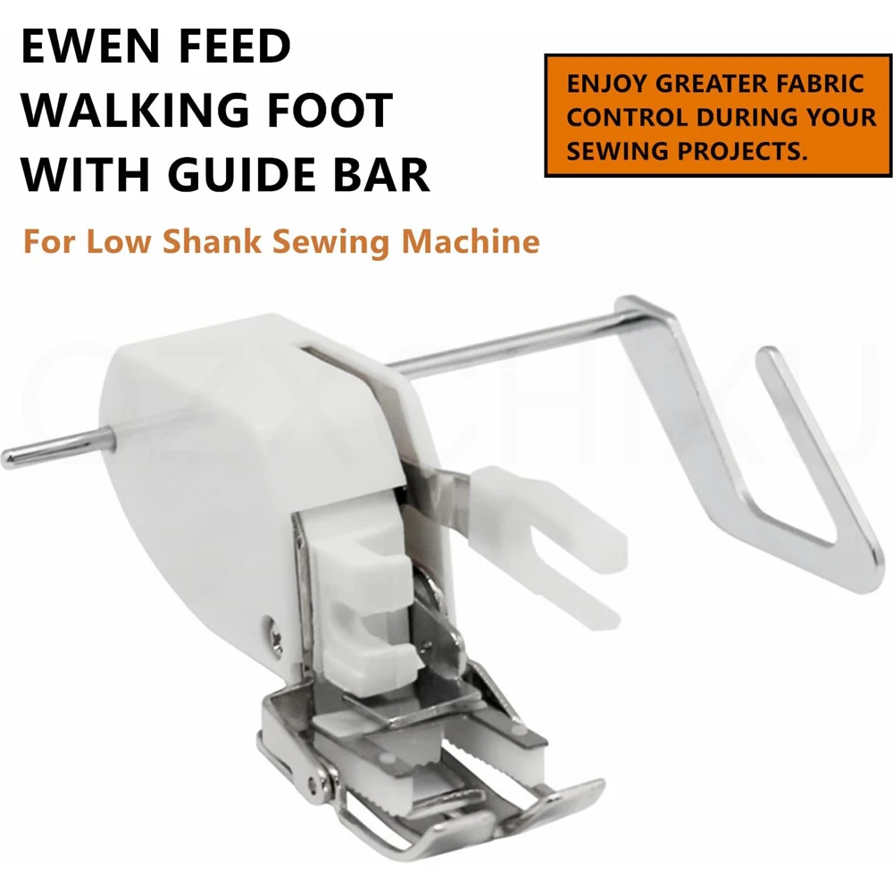 Even Feed Walking Foot #SA140 W/Guide Presser Foot DIY Sewing Accessories For Brother SINGER Janome Low Shank Sewing Machines