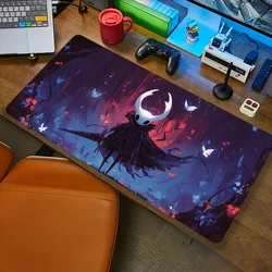 Hollow K-Knight Game Mousepad Computer Office Game Table Mats XXL Rubber Anti-slip Gaming Keyboard Long Desk Pads