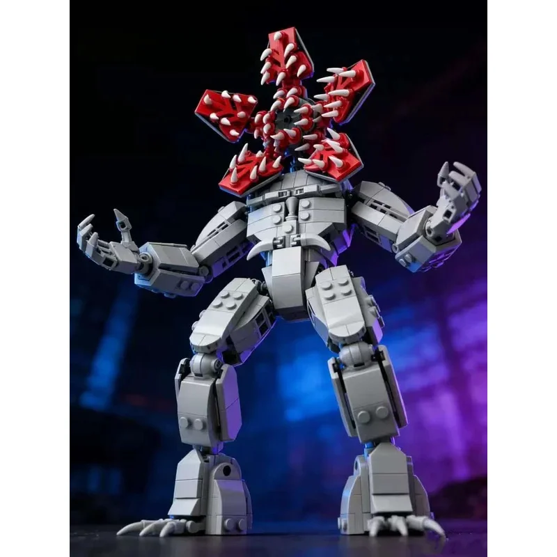 

Hot TV Carnivorous Plant Giant Devil Demogorgon Vecna Model Buliding Blocks Bricks Construction Toys for Kids Halloween Gifts