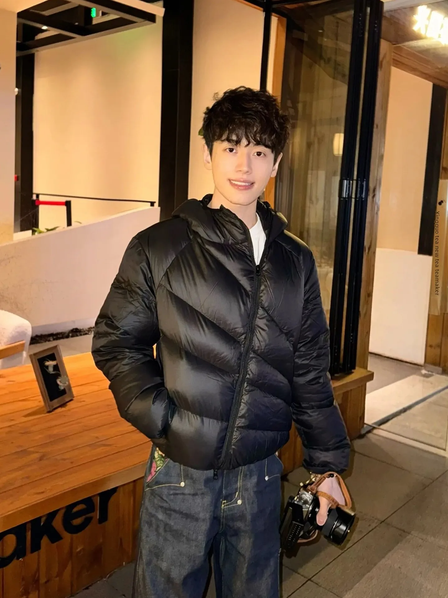 

Мужская утепленная хлопковая куртка с капюшоном, модная городская, стеганая, с ромбовидным узором, теплая, с длинными рукавами, на молнии