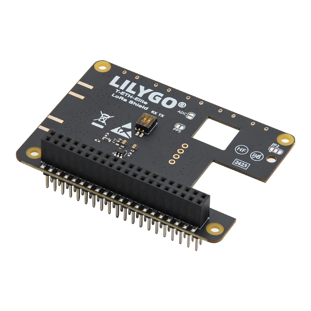 LILYGO® Accessories LoRa-Shield for T-ETH-ELite with GPS, LR1121, SX1262, SX1276, SX1280, Supports 433Mhz, 868Mhz, 915Mhz, 2.4G