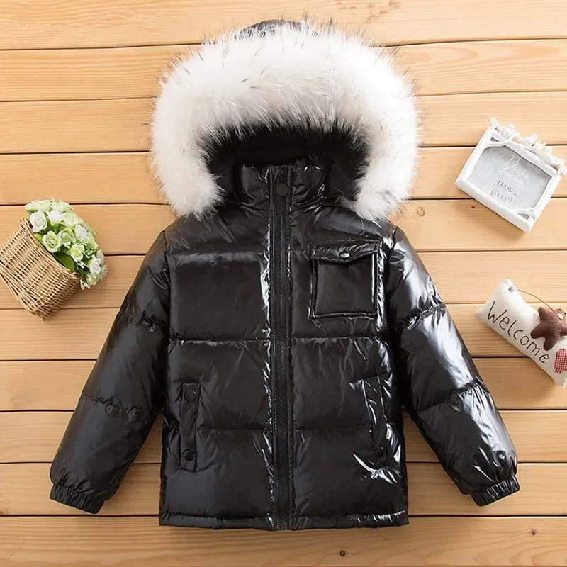 children winter parka 90% White duck down jackets boys clothing for snow wear kids outerwear & coats baby girl clothes snowsuit