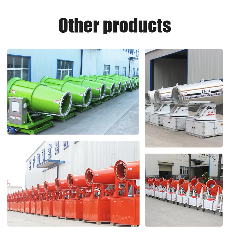 Manufacturer Garden/agriculture Wheeled Water Pump High-altitude Lifting Water Fog Water Mist Cannon Mobile Sprayer Machine