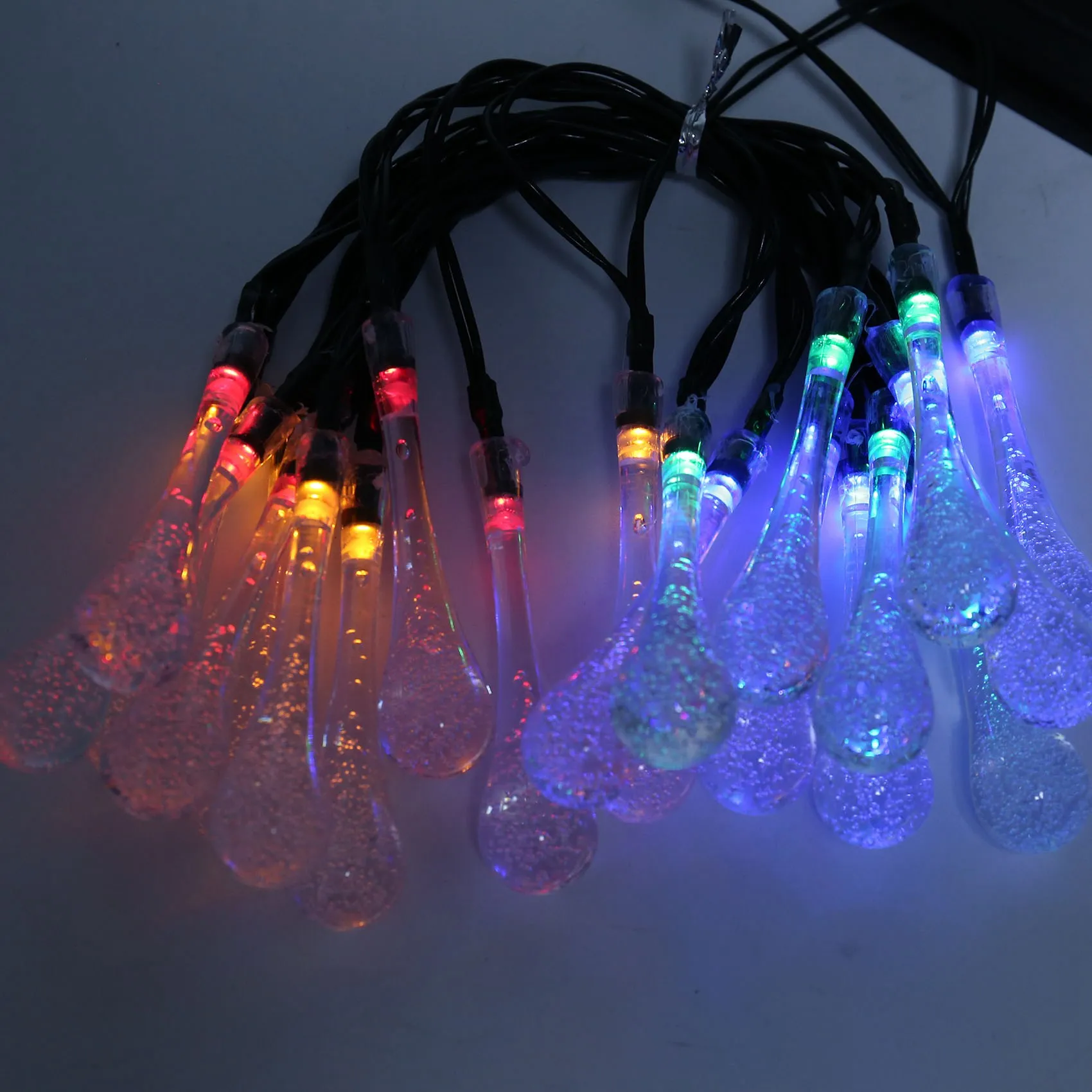 B16C-Solar String Lights Lampada a sospensione solare Luci da giardino solari impermeabili Luci colorate per esterni