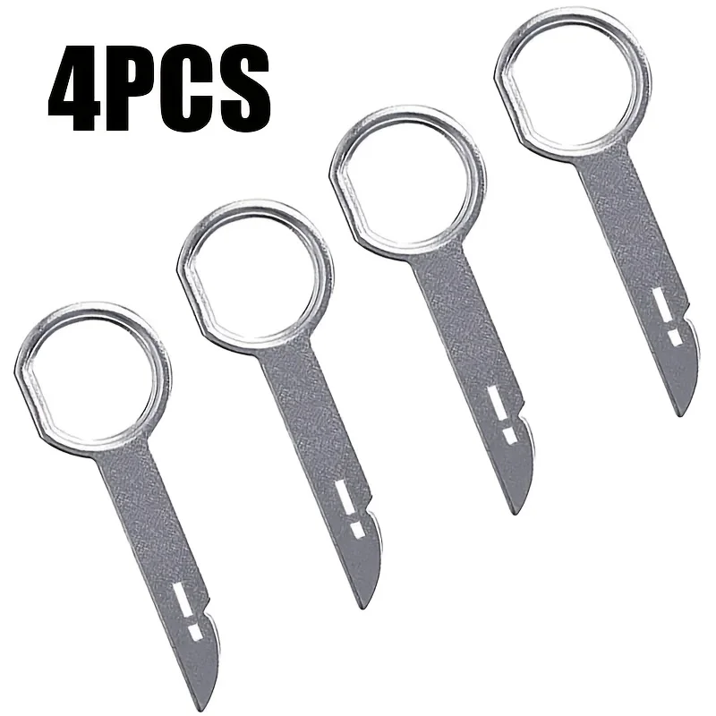 

4-pieces removal tool kit - ideal for fitting audio systems in Volkswagen, Audi, Ford, Mercedes, and Skoda vehicles ﻿