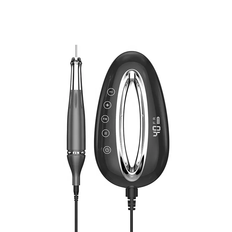 

Luxury Portable Electric Nail Drill Machine 40000rpm Auto Start Brushless Nail Grinder Rechargeable Cordless E File Gel Polisher