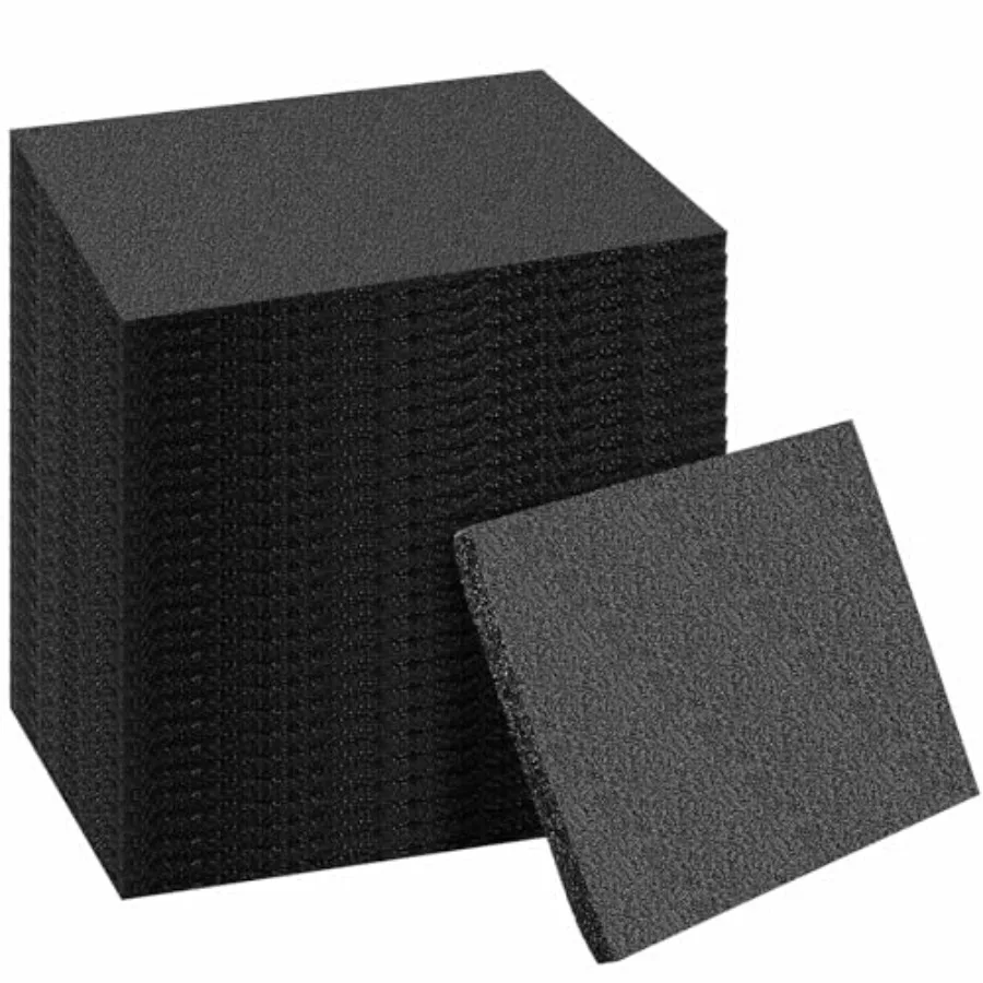 

Полиэтиленовые пенопластовые листы (PE) черные, толстые, для упаковки, настраиваемые, вставки-подушки для кейсов, рукоделия, транспортировки