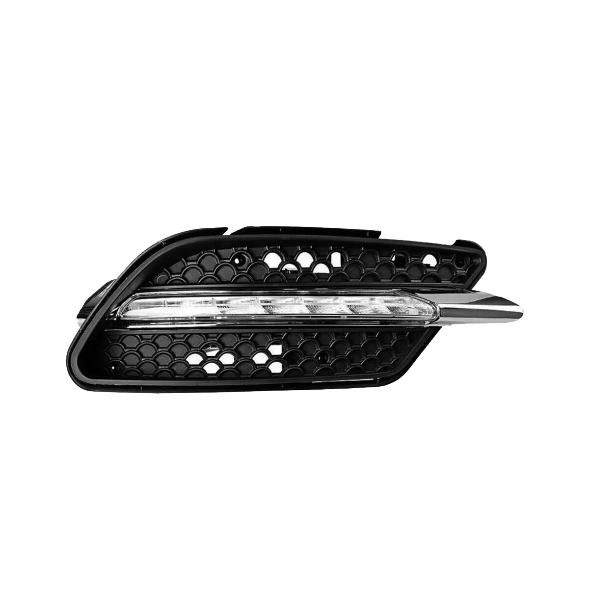 Lámpara LED antiniebla para coche, luz de circulación diurna DRL para Mercedes Benz W204 Clase C C300 2008-2011 derecha