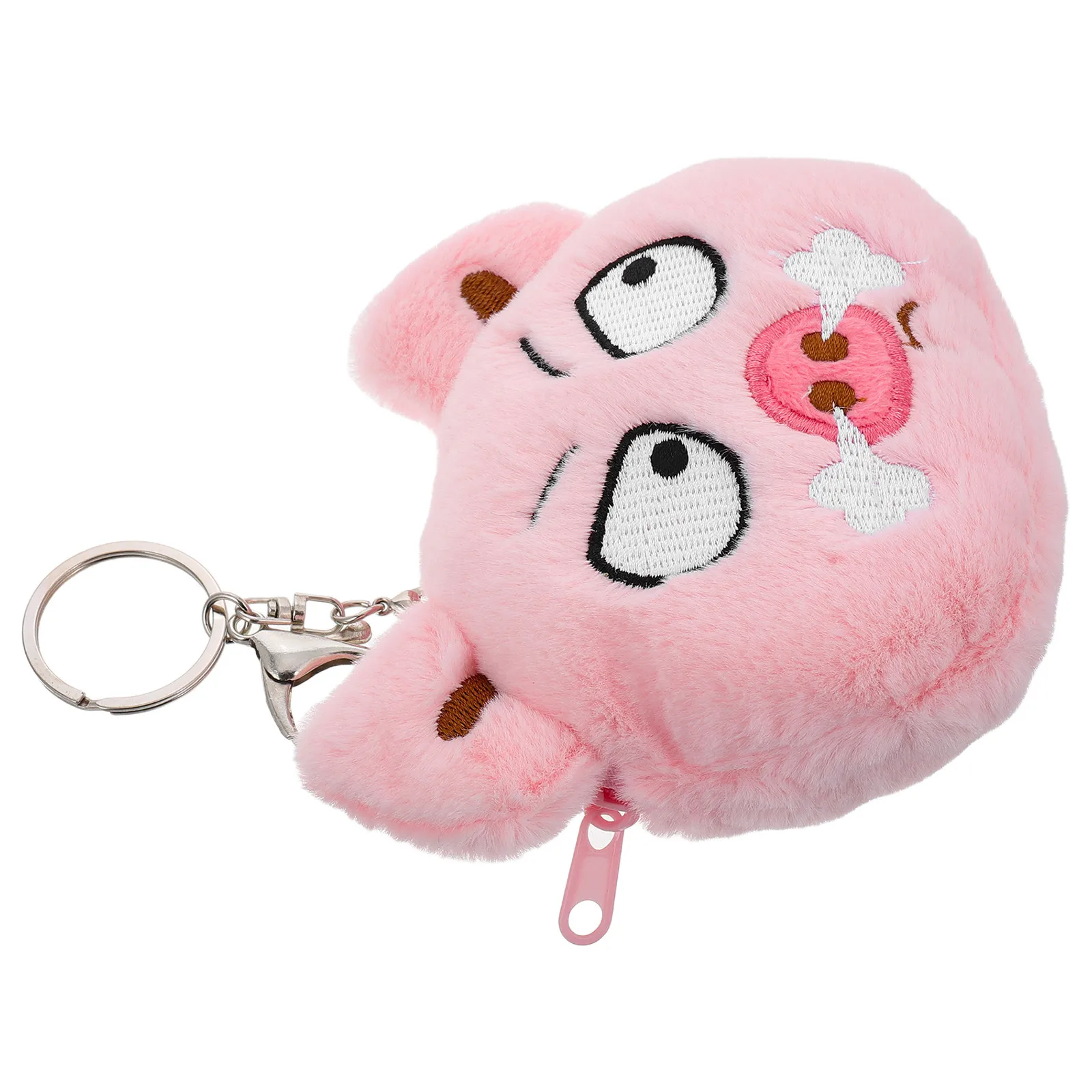 

Kawaii Pig Coin Purse Pink Small Zippered Wallet for Girls Kids Women Cute Animal Lipstick Card Change Storage Pouch Portable