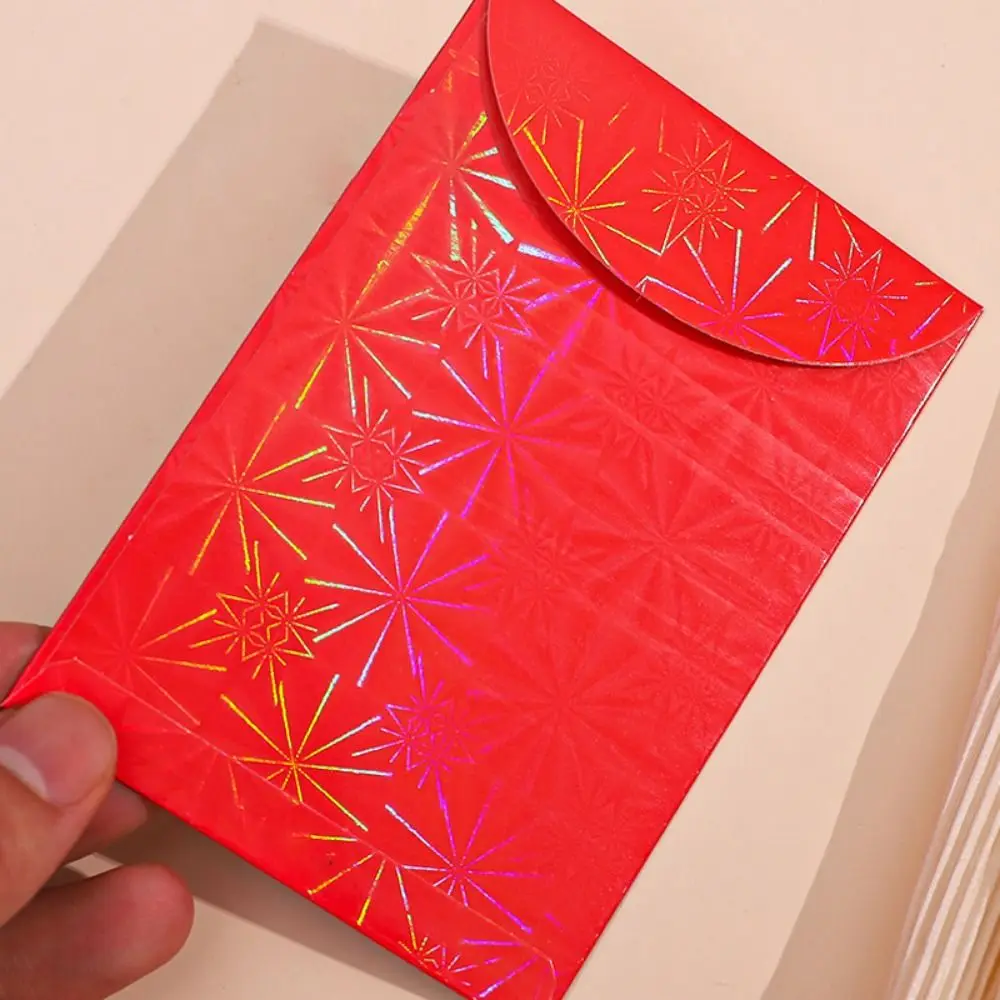 6 pezzi creativo carino serpente anno busta rossa borsa cartone animato high-end capodanno pacchetto rosso addensato 2025 tasca rossa festival di primavera