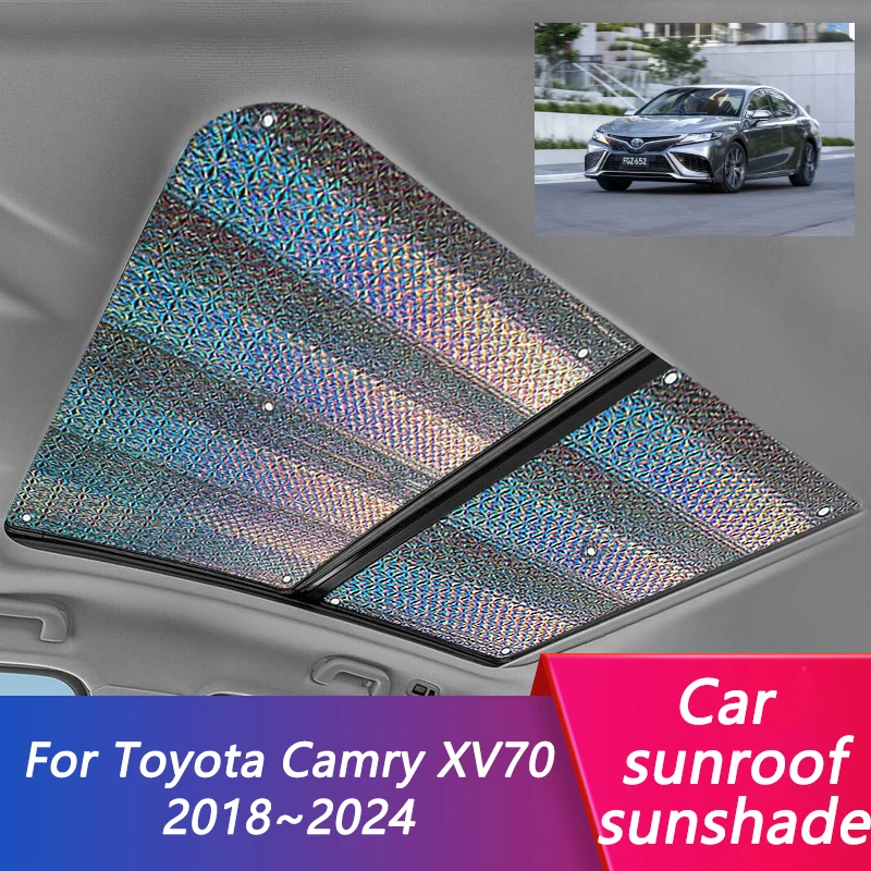 

Car Sunroof Sunshade For Toyota Camry XV70 Daihatsu Altis 2018 2019 2020 2021 2022 2023 2024 Car Sun Shade Window Stickers Visor