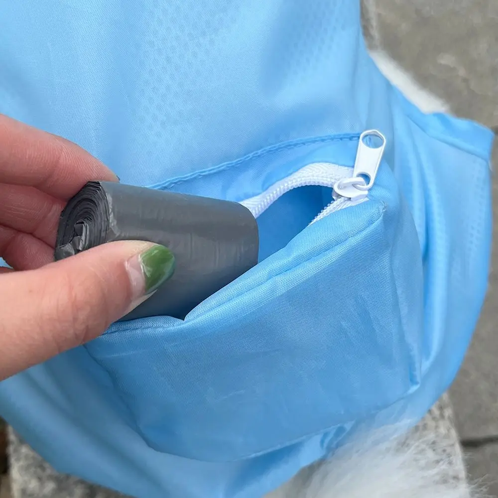 Full-coverage Dog Raincoat Transparent Hood Waterproof Pet Rain Jacket One-piece Jumpsuit with Rain Shoes