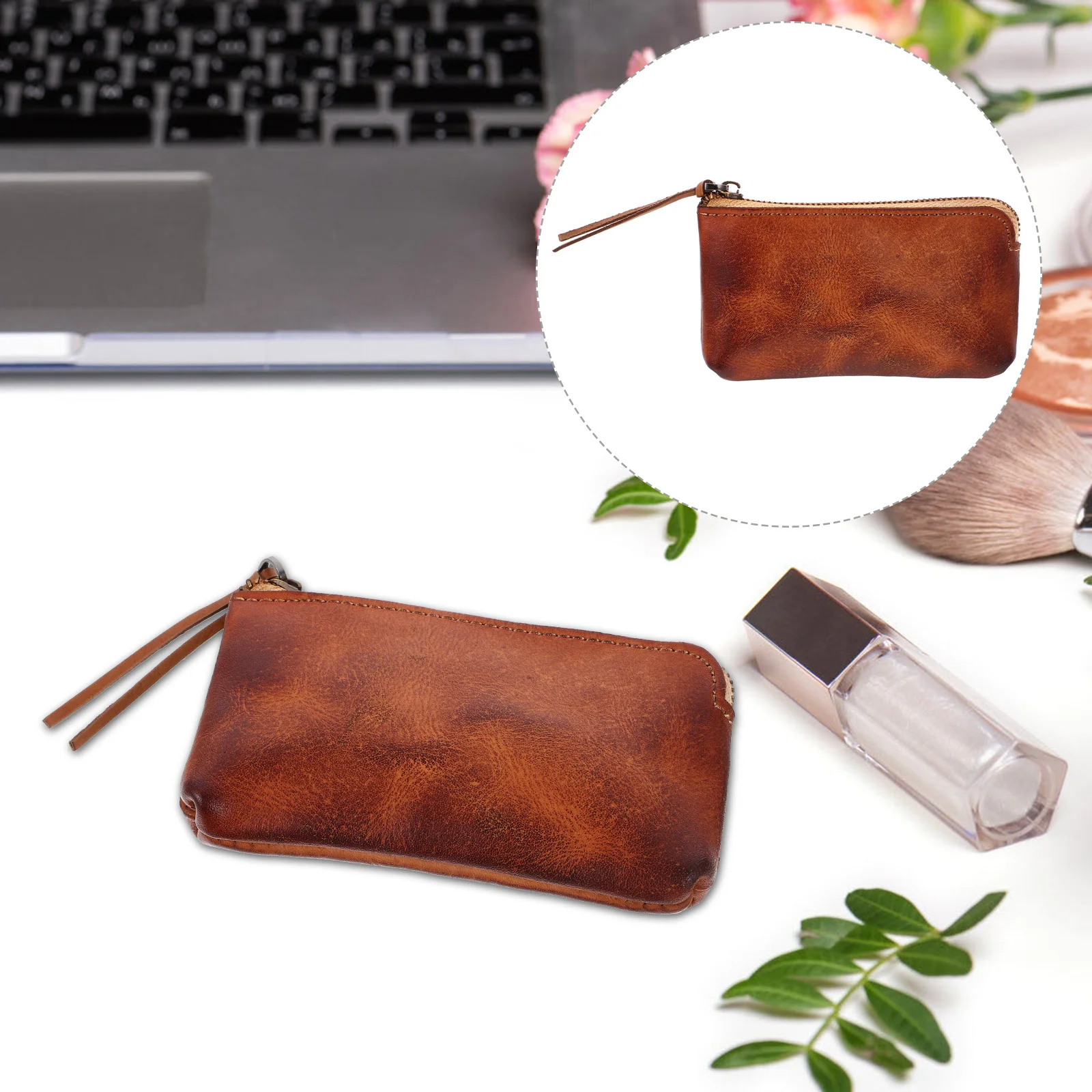 

1Pcs Vintage Change Purse Small Storage Bag Durable Lightweight Wallet for Credit Cards Coins Cash Change Purse