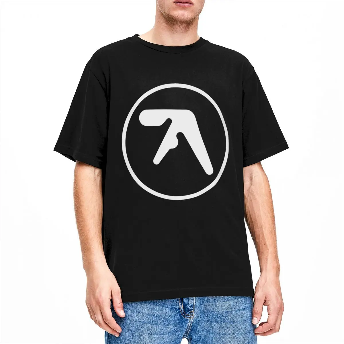 Men Women Aphex Twin T Shirt Summer Pure Cotton Cool Short Sleeve Casual Fashion O Neck T Shirt Large Size T Shirt