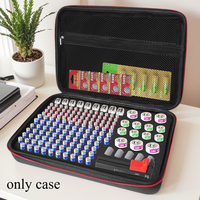 Battery Organizer Case, Batteries Storage Holder Container .Garage Organization Box for AA AAA 9V C D Lithium （only Bag）